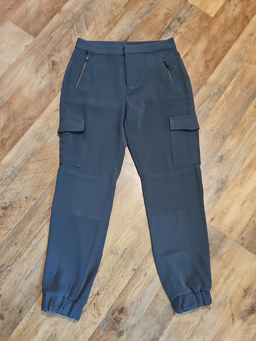 👖ecru Women's Dark Gray Cargo Jogger Pants